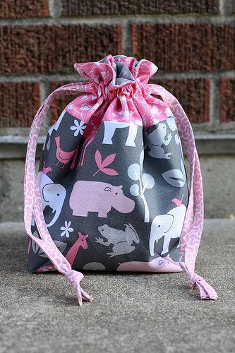 Lined Drawstring Bag