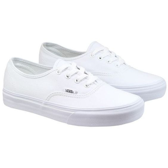 Vans Trainers Womens Authentic White