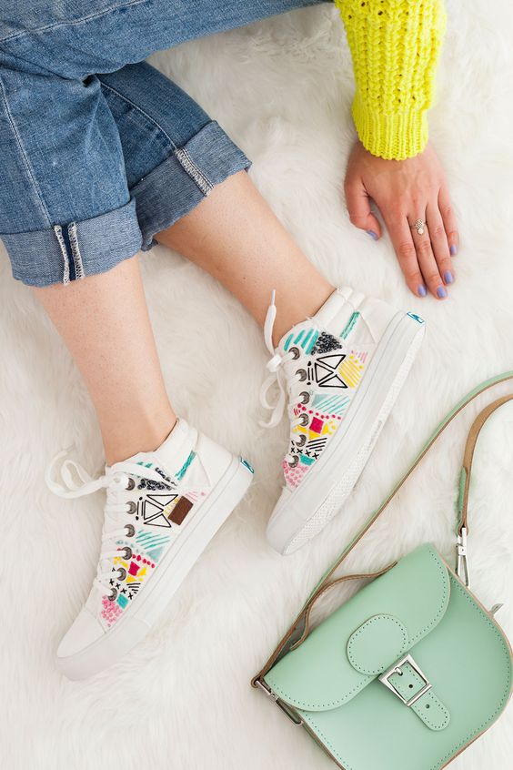 White Canvas Sneakers