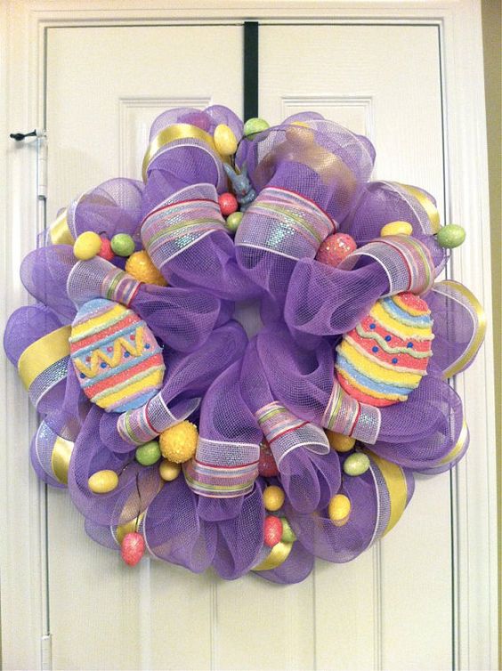 75 Beautiful DIY Spring Easter Wreaths Ideas