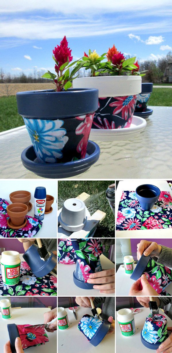 DIY FLOWER POTS