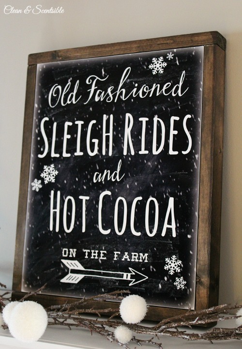 Christmas Chalkboard.