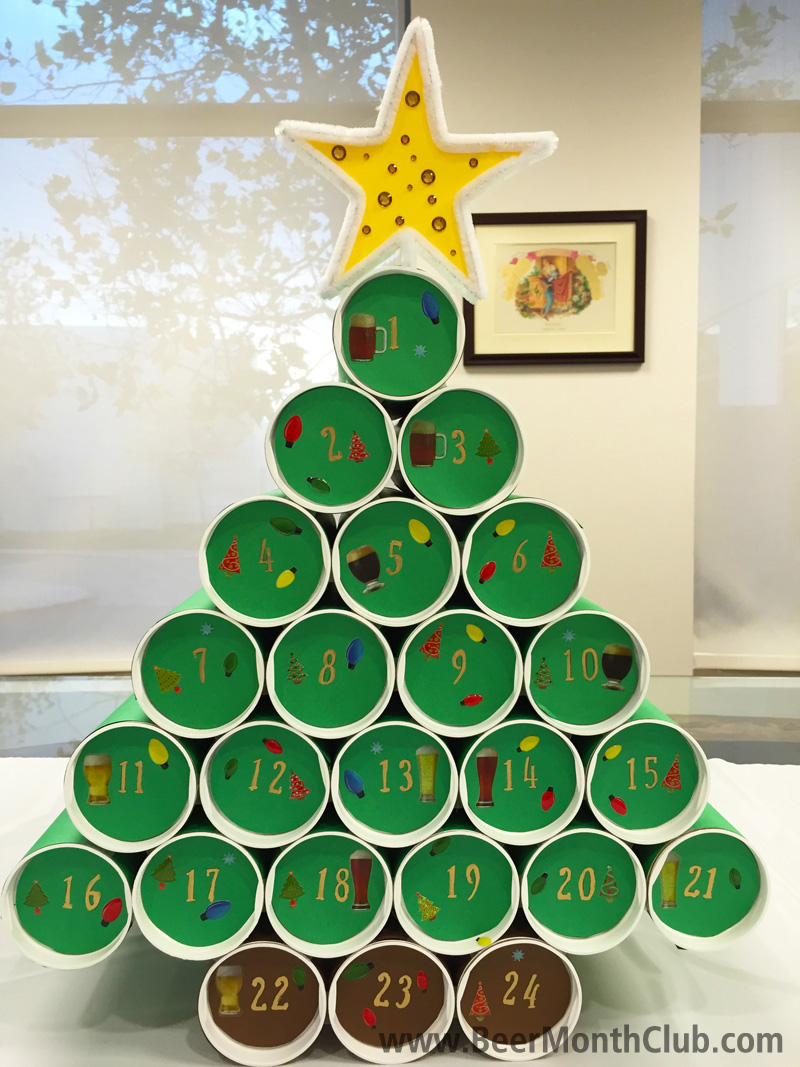 20  Delightful Christmas Tree Advent Calendar Ideas