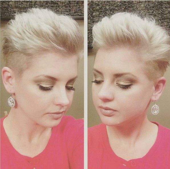 Shaved Pixie Haircut.