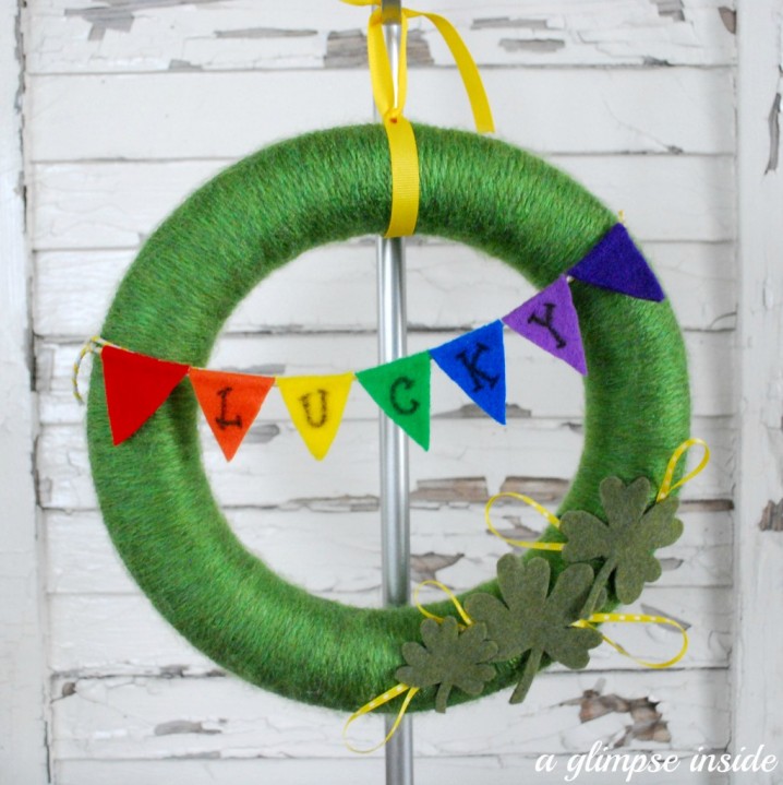 Lucky St.Patrick’s Day Wreath.