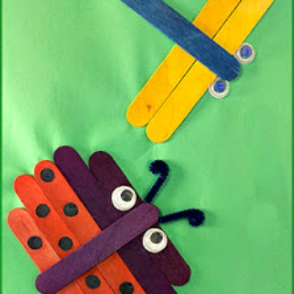 Bugs Summer Popsicle Sticks Crafts