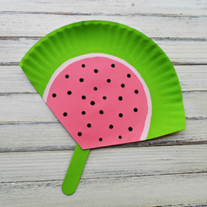 Watermelon Summer Popsicle Sticks Crafts