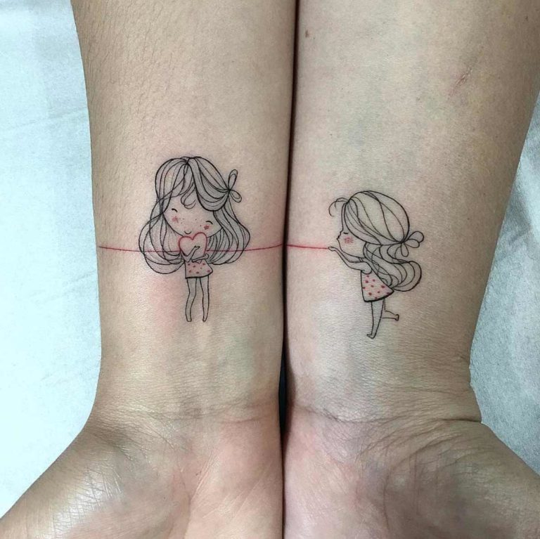 50+ Matching Sister Tattoos For 2,3 (2022) Unique Ideas With Brother |  Matching sister tattoos, Sibling tattoos, Small sister tattoos