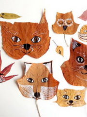 Leaf Animal Crafts.